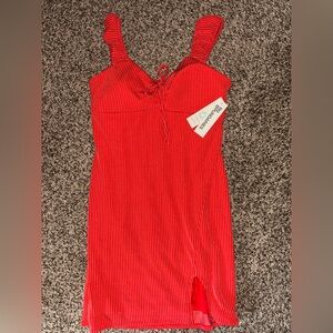 No boundaries knit ribbed dress